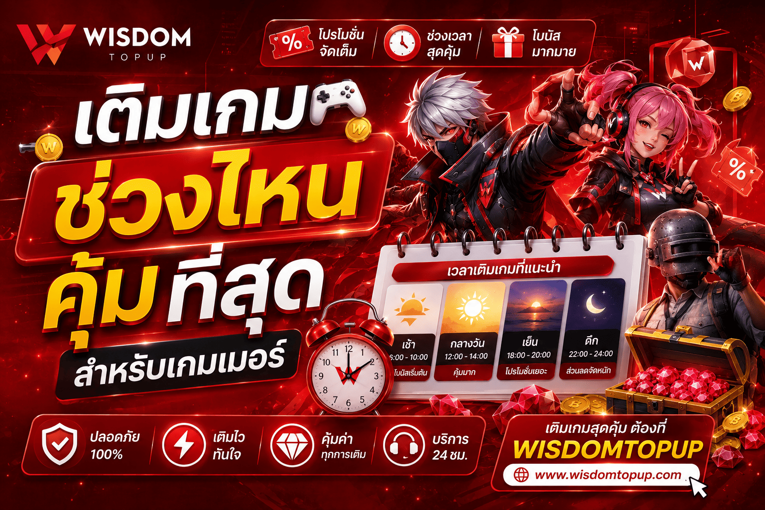 เติมเกมช่วงไหนคุ้มที่สุด
